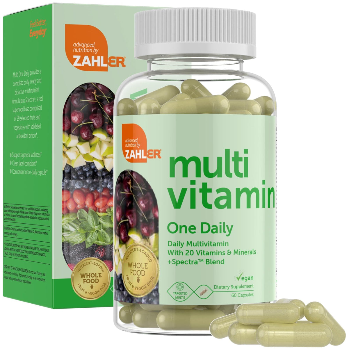 Zahler Multivitamin One Daily front view of packaging