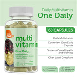 Zahler Multivitamin One Daily lifestyle scene with fruits