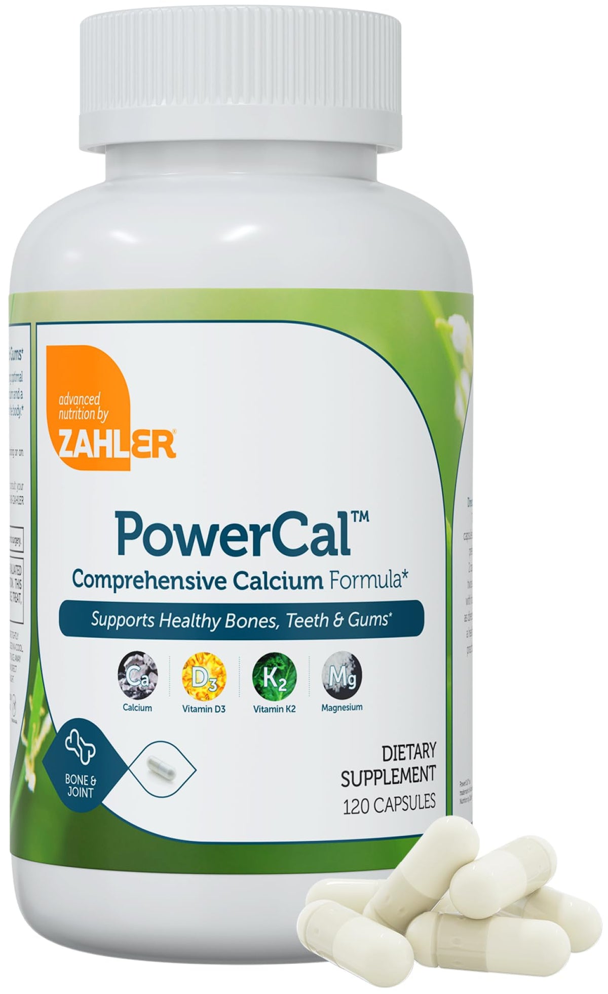 Zahler Powercal Calcium Magnesium Supplement front view