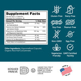 Zahler Powercal Calcium Magnesium Supplement nutritional facts