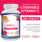 Zahler Vitamin C Junior Chews 250mg side view of packaging