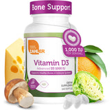 Zahler Vitamin D3 1000 IU Softgels front view