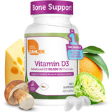 Zahler Vitamin D3 50,000 IU softgels front view