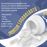 Zaigon Benfotiamine 600mg supplement bottle with a glass of water