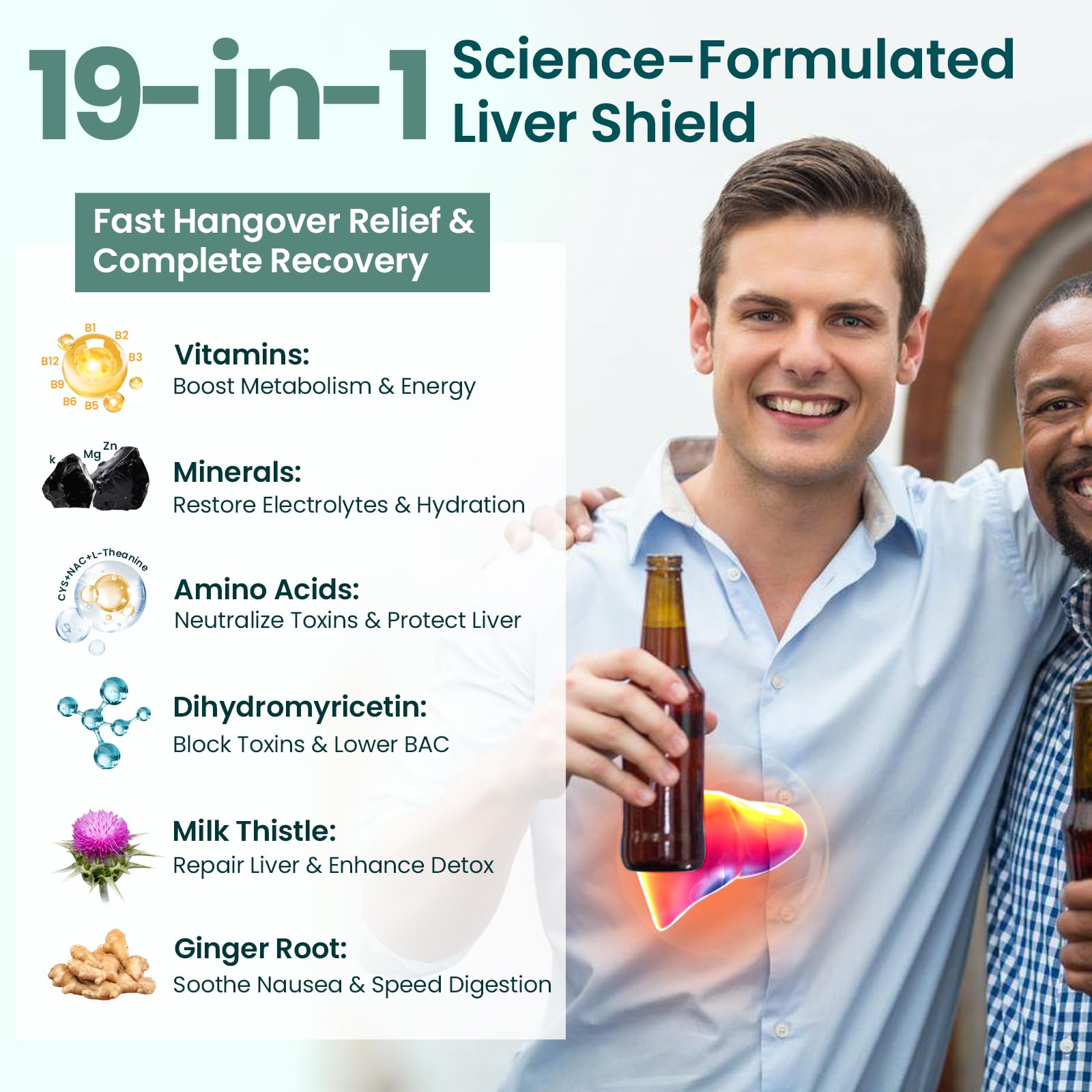 Zaigon DHM Complex Liposomal Supplement bottle with label