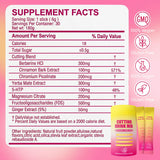 ZALPNUP Plant Based Botanical Drink Mix powder in a glass