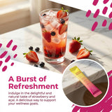 ZALPNUP Plant Based Botanical Drink Mix with water preparation
