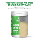 Zammex Bone Broth Protein Powder 405g displayed with vegetables