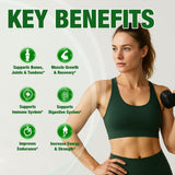 Zammex Bone Broth Protein Powder 405g mixed in hot water
