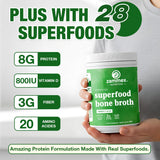 Zammex Bone Broth Protein Powder 405g nutritional information