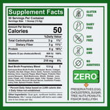 Zammex Bone Broth Protein Powder 405g scoop with powder