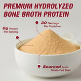 Zammex Collagen Bone Broth Powder 300g in a kitchen setting