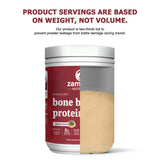 Zammex Collagen Bone Broth Powder 300g with a measuring spoon