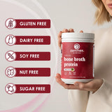 Zammex Collagen Bone Broth Powder 300g with fresh vegetables