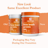 Zammex Collagen Bone Broth Powder scoop with powder