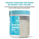 Zammex Collagen Bone Broth Protein Powder serving suggestion