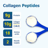Zammex Collagen Peptides 599g ingredients list on packaging