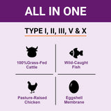 Zammex Hydrolyzed Multi Collagen Complex 600g nutritional information