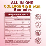 Zammex Multi-Collagen Gummies side view showing gummies