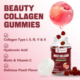 Zammex Multi-Collagen Gummies with a close-up of the gummies