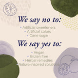 ZAND daily wellness Lozenges with herbal ingredients background