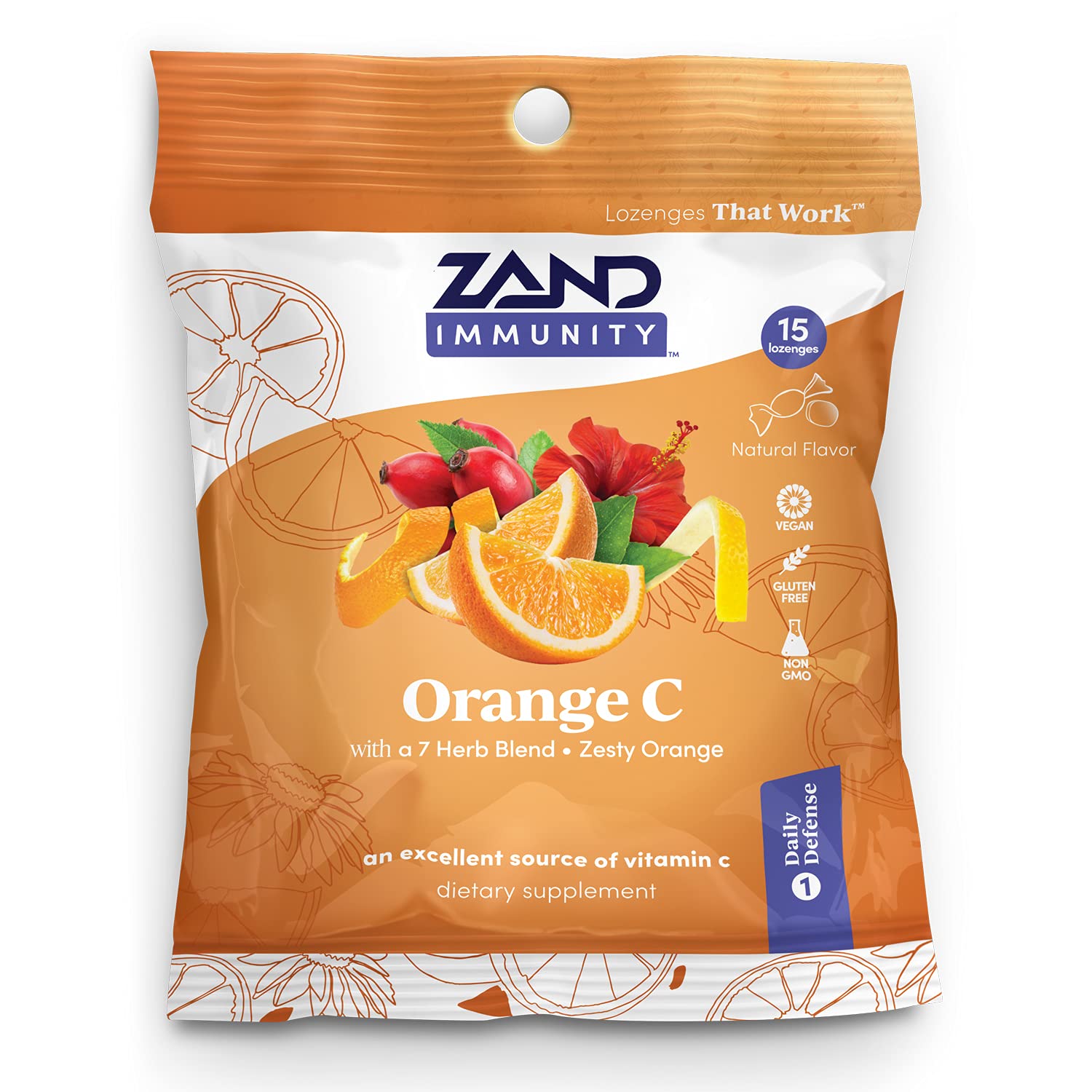ZAND Echinacea Herbal Supplement 59g front view