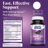 ZAND Elderberry Supplement side view showing capsule details