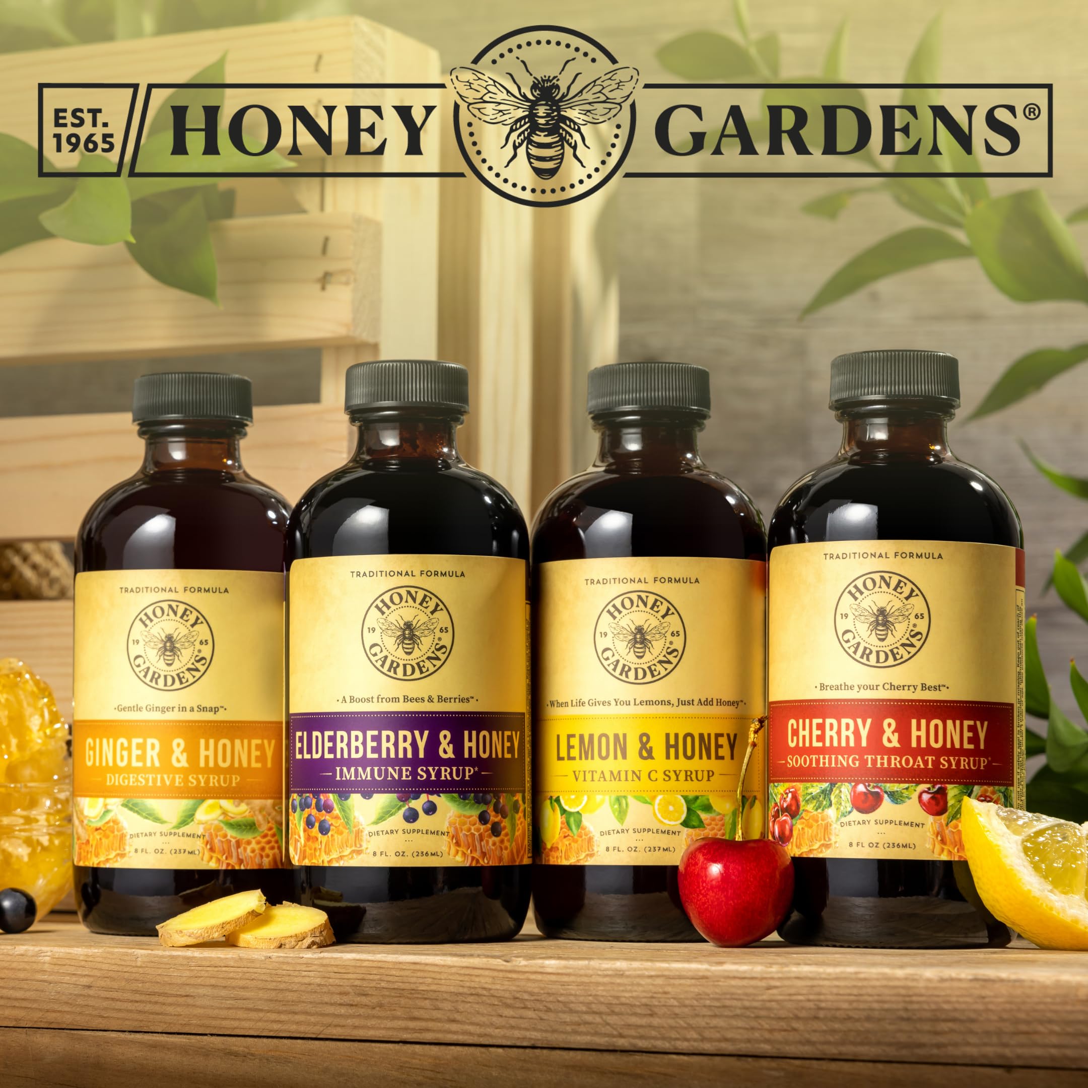 ZAND Elderberry Syrup 481g with raw honey and elderberries
