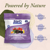 ZAND Elderberry Zinc Lozenges with herbal ingredients display