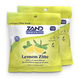 ZAND Lemon Zinc Lozenges 30 count front packaging view