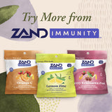 ZAND Lemon Zinc Lozenges packaging with ingredients list