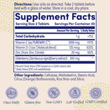 ZAND Super C+ Elderberry supplement side view showing capsules