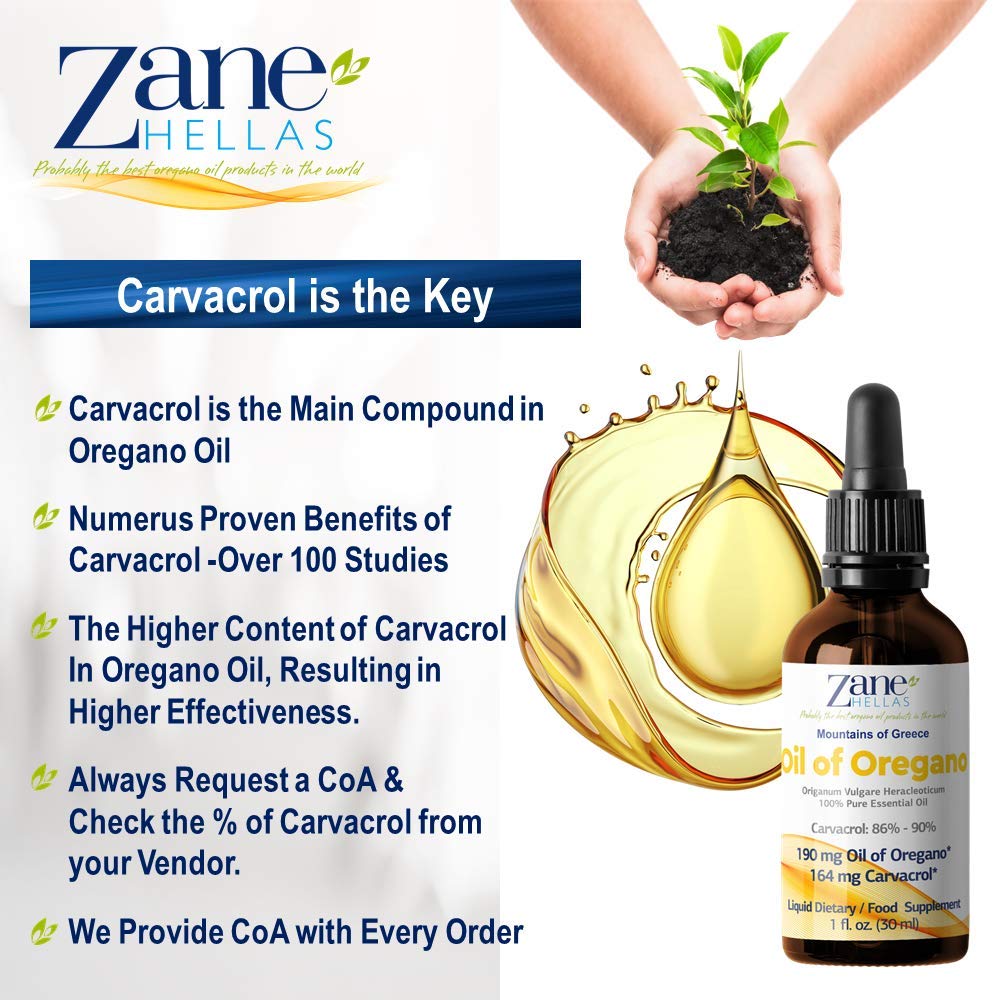 Zane HELLAS Oregano Oil in lifestyle setting