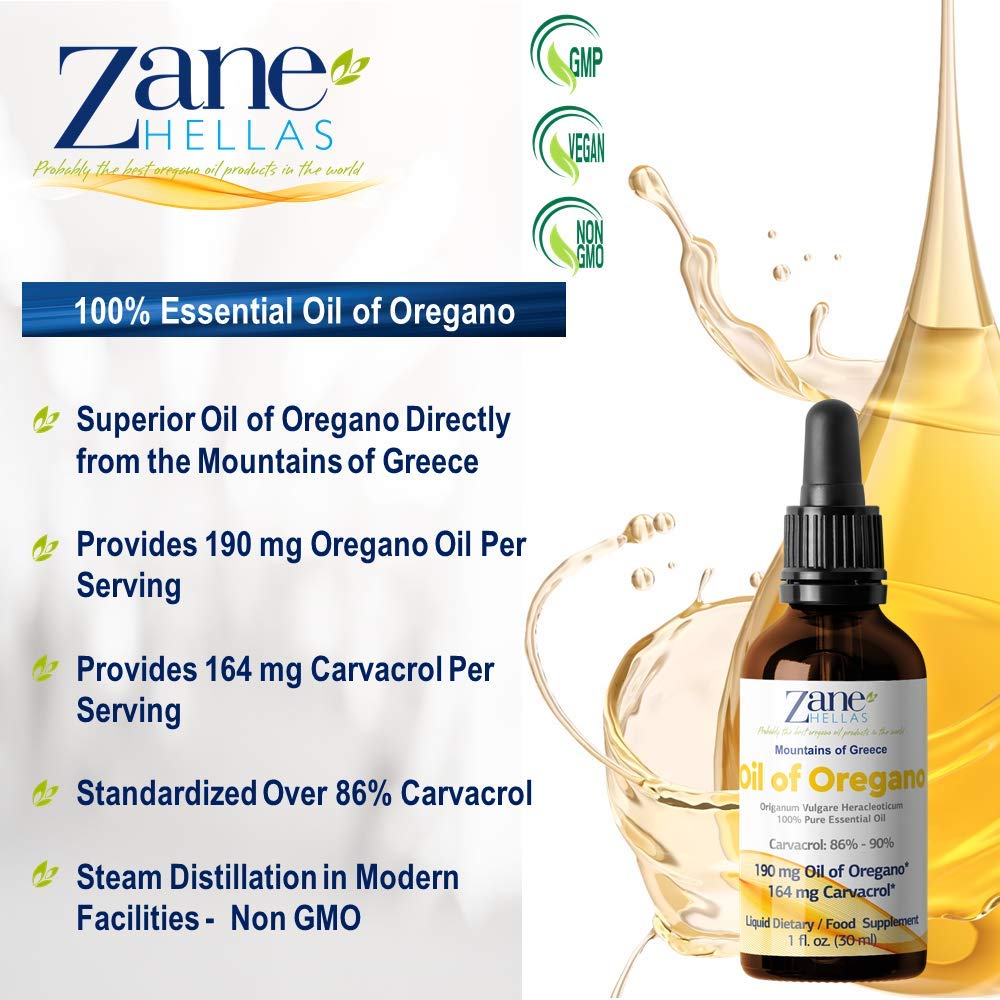 Zane HELLAS Oregano Oil packaging