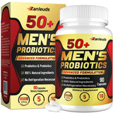 Zanleuds Probiotics for Men 50+ front view of the bottle