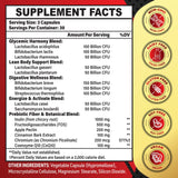 Zanleuds Probiotics for Men 50+ side view of the bottle