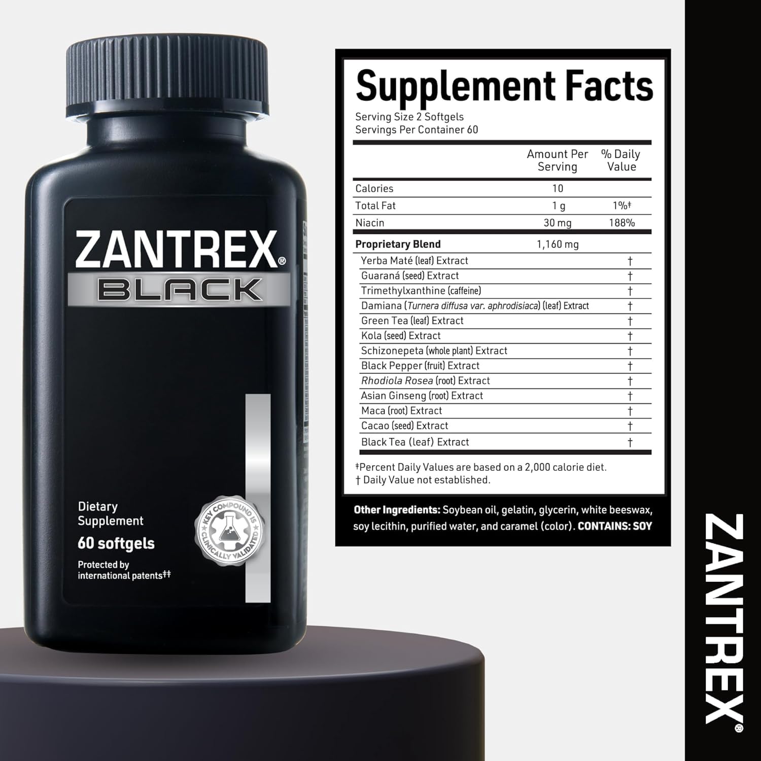 Zantrex Fat Burner Capsules 150g opened bottle