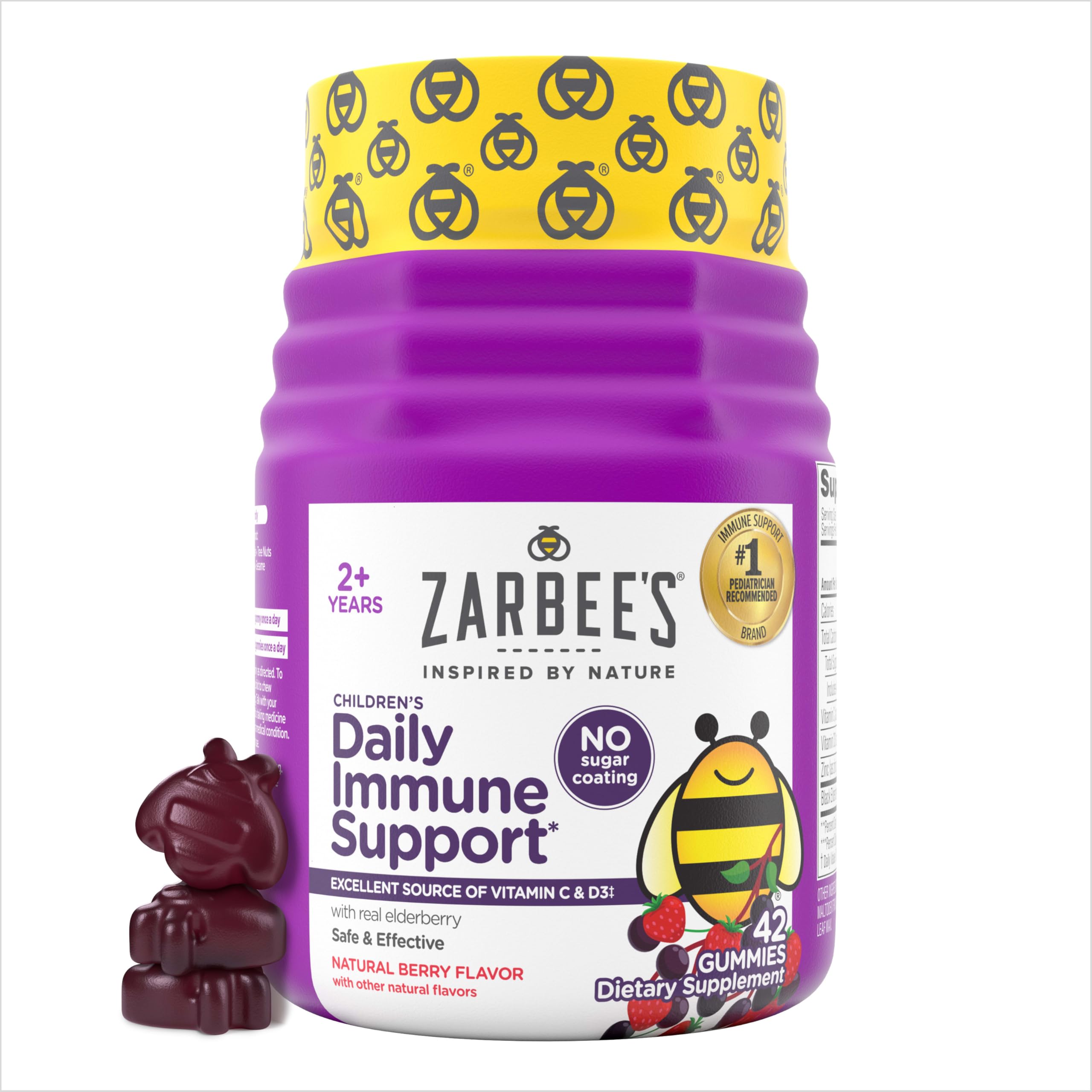 Zarbee's Children's Daily daily wellness Support Gummies 42-count front view