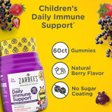 Zarbee's Children's Daily daily wellness Support Gummies close-up of gummies