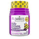 Zarbee's Children's Daily daily wellness Support Gummies displayed with fruits