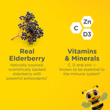 Zarbee's Children's Daily daily wellness Support Gummies natural berry flavour