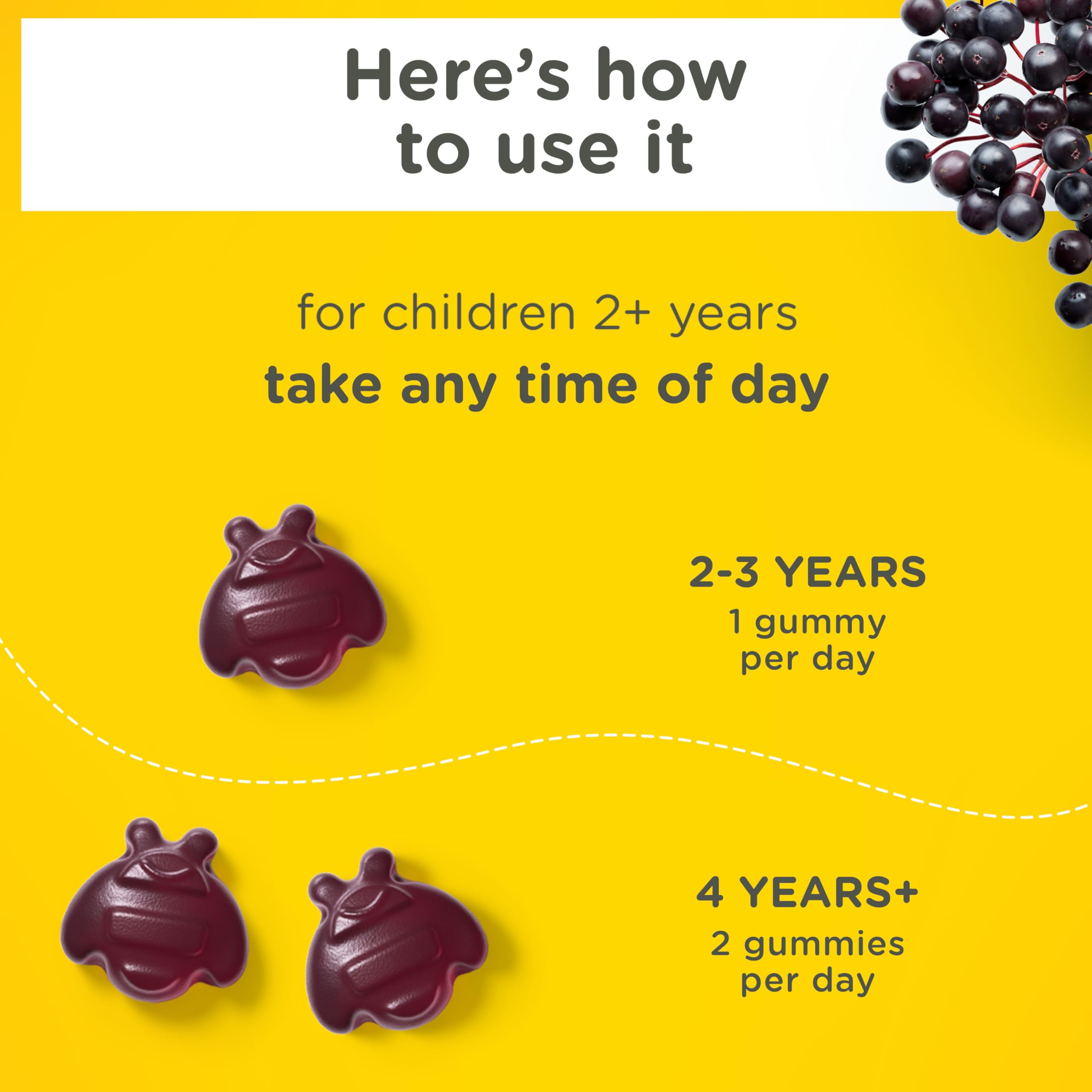 Zarbee's Children's Daily daily wellness Support Gummies packaging details