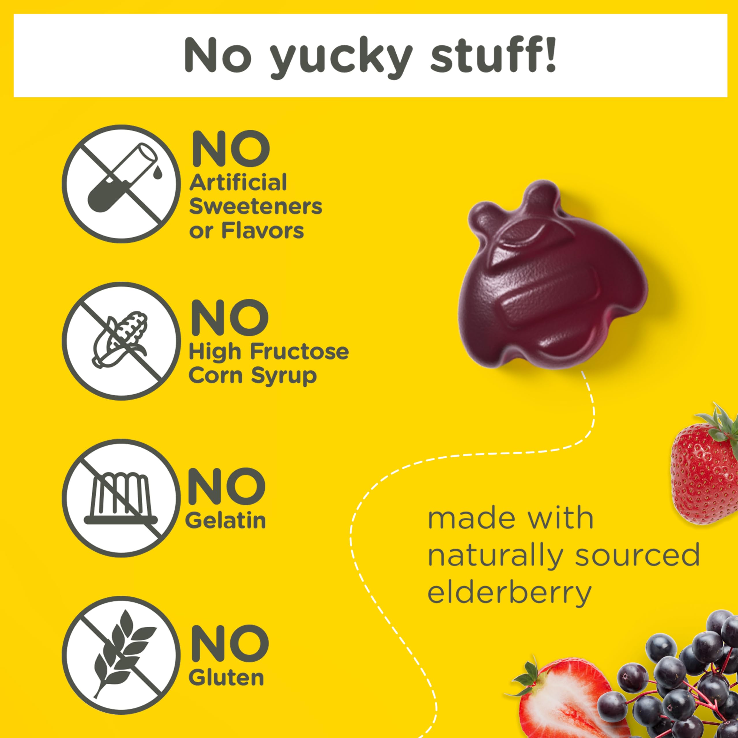 Zarbee's Children's Daily daily wellness Support Gummies side view