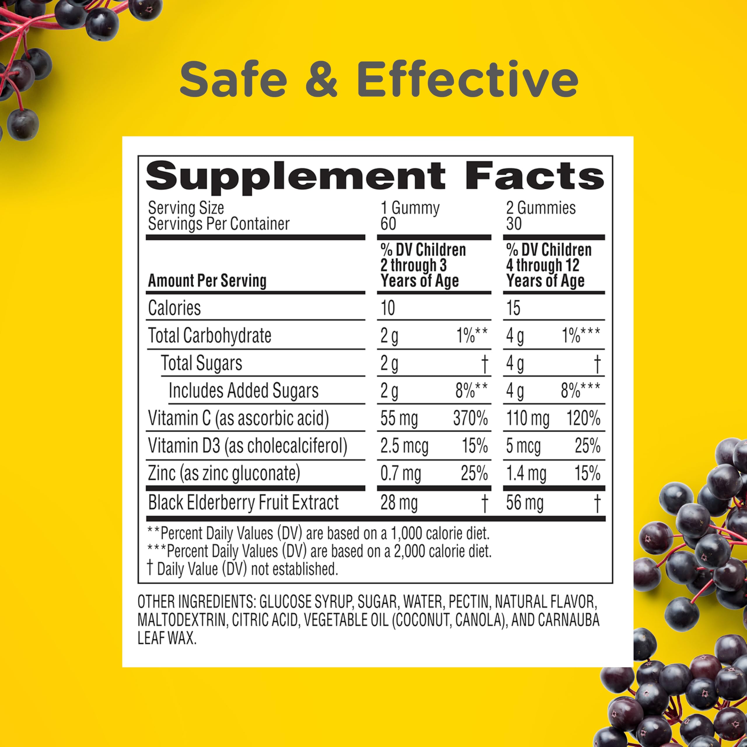 Zarbee's Children's Daily daily wellness Support Gummies with a child holding them