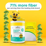 Zarbee's Children's Prebiotic Fiber Powder mixed in a glass of water