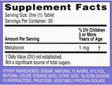 Zarbee's Children's Sleep Melatonin Chewable Tablets packaging