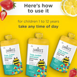 Zarbee's electrolyte drink pouch resealable spout