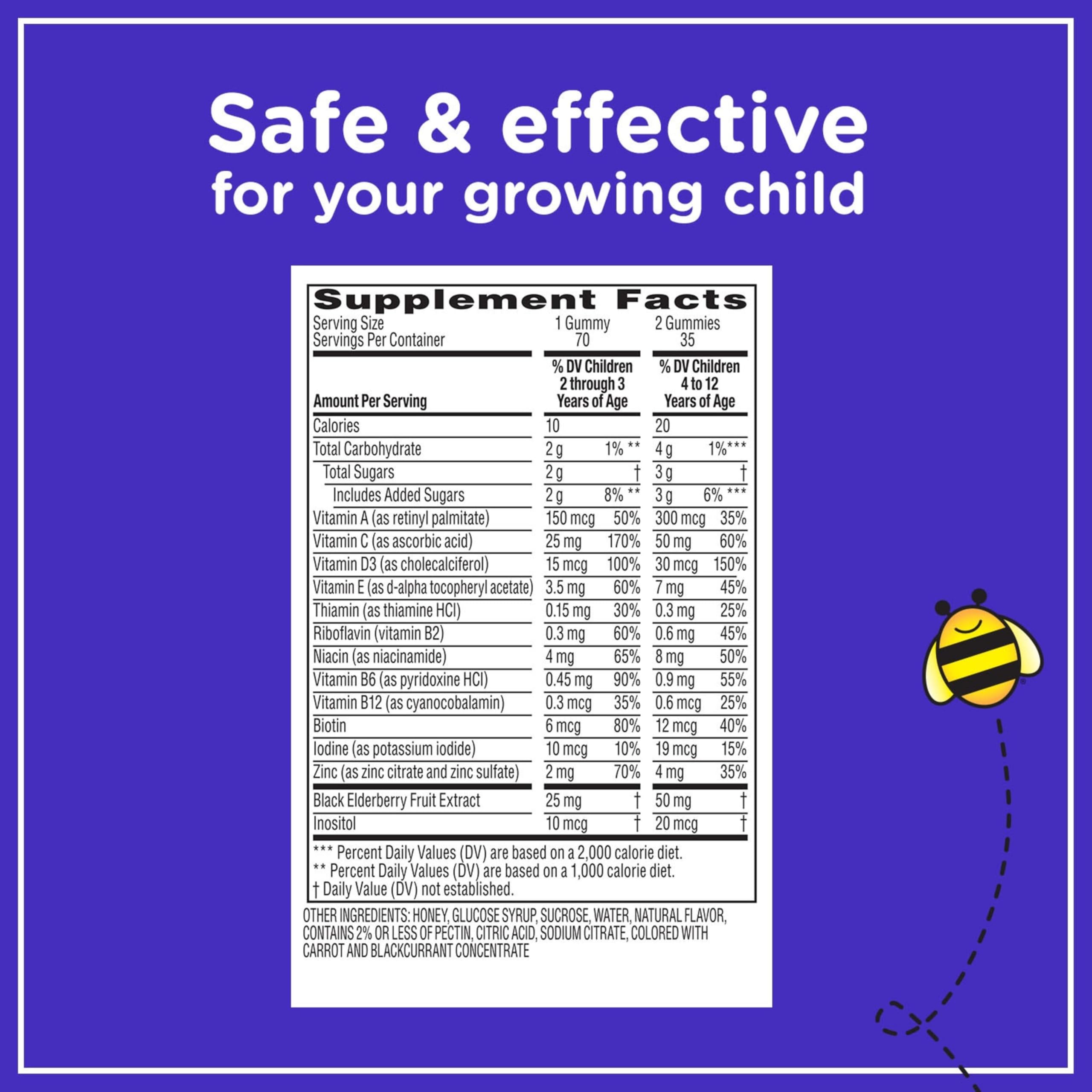 Zarbee's Kid's Complete Multivitamin Gummies showing texture
