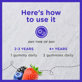 Zarbee's Kid's Complete Multivitamin Gummies with a spoonful of honey