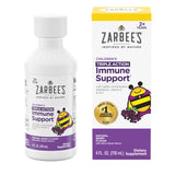 Zarbee's Kid’s Daily daily wellness Support Syrup 200g on a kitchen counter
